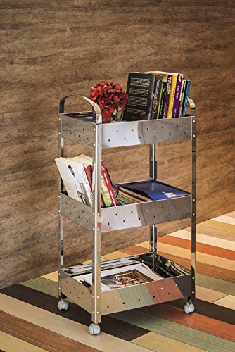 Organizador Suprema, 40 x 28 x 77 cm, Aço Inox, Brinox