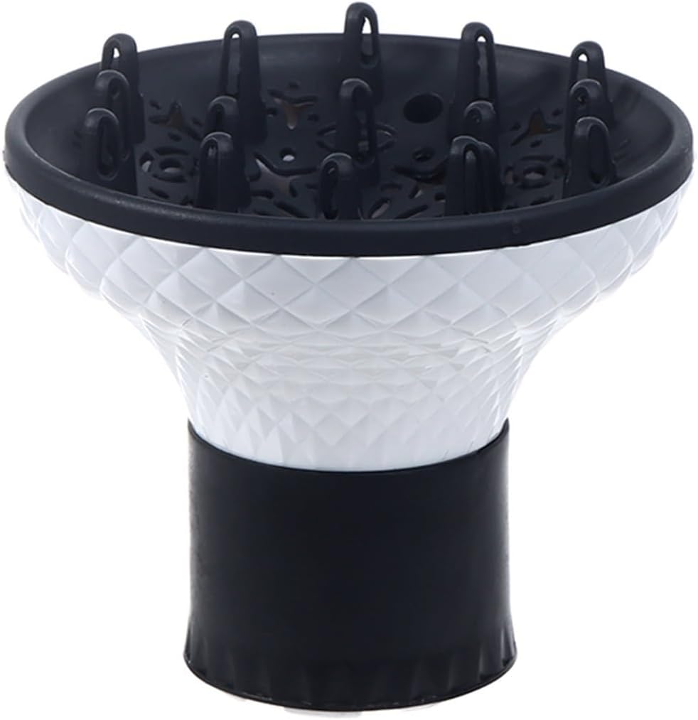 ユニバーサルヘアドライヤーディフューザー、カーリーウェーブヘア用、ブロードライヤーアタッチメント、ドライヤーノズル用、髪を均等に乾か