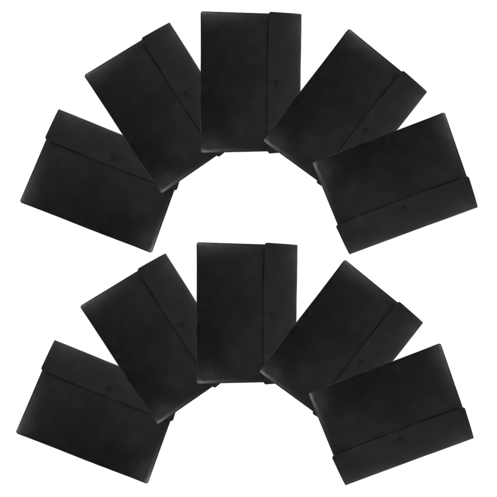 Angoily 10 Pezzi BASS FILE faldoni portadocumenti cartella di file documentari PP Black