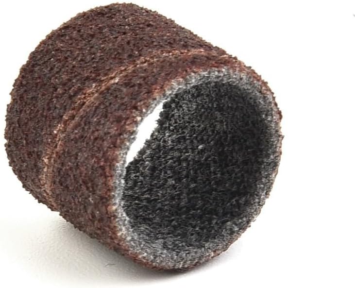 100 Pcs 80 Grit Sanding Bands For Rotary Tool With 2 Mandrels, Sanding Drum Sleeves For Wood Polishing, Metal Grinding, Craft Smoothing Attachments