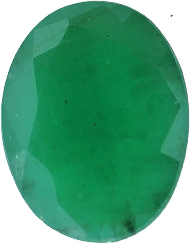 Jaipur Diamonds7.25 Carat Certified Beryl Emerald Gemstone Oval Shape Panna Gemstone Astrology Ratan