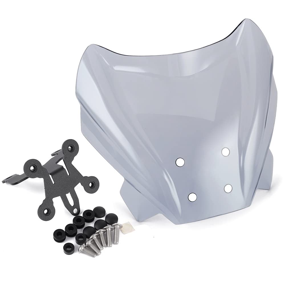 Windabweiser Für Benelli 502C (2019-2022) – Motorrad Windschild – Transparent/Rauch – Aus PC-Kunststoff