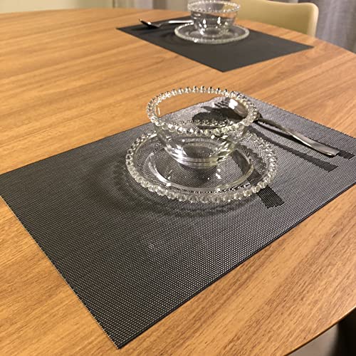 Kit Lugar Americano 6 Peças (Cinza Escuro)