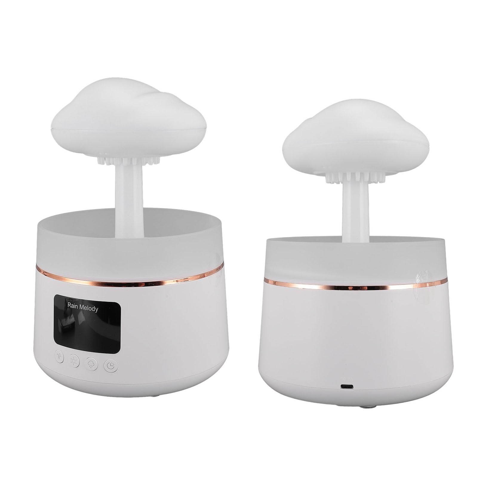Generic Umidificatore a Goccia D'acqua Design Elegante a Nuvola con 3 Livelli di Nebbia per Spa e Uso Domestico