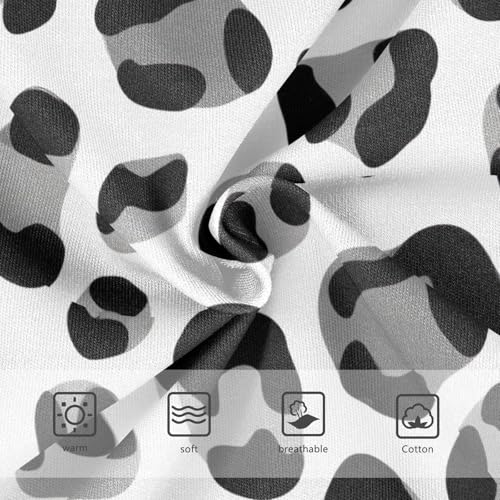 Leopard Print Black Grey White Little Girl Panties Girls Underwear Toddler Cotton Florals Kids Briefs Undies 2t3