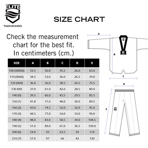 Elite Taekwondo Elite - Classic White Collar Taekwondo Uniform thumb #7