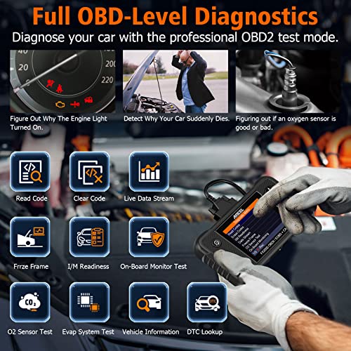 Ancel Obd2 Scanner Fx3000 Elite Code Readers Scan Tools, Battery Registration Tool, Abs Bleeding, Srs Airbag Car Diagnostic, Sas Calibration Check Transmission Engine Light, Epb Oil Serive Reset #TOP6