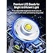 DJBNT Taclite Mini – The Ultimate Everyday Micro Tool, Led Magnetic Super Bright Tactical Flashlight, Keychain Flashlight with Hat Clip, Waterproof, 3 Brightness,3 Modes (Black*2)