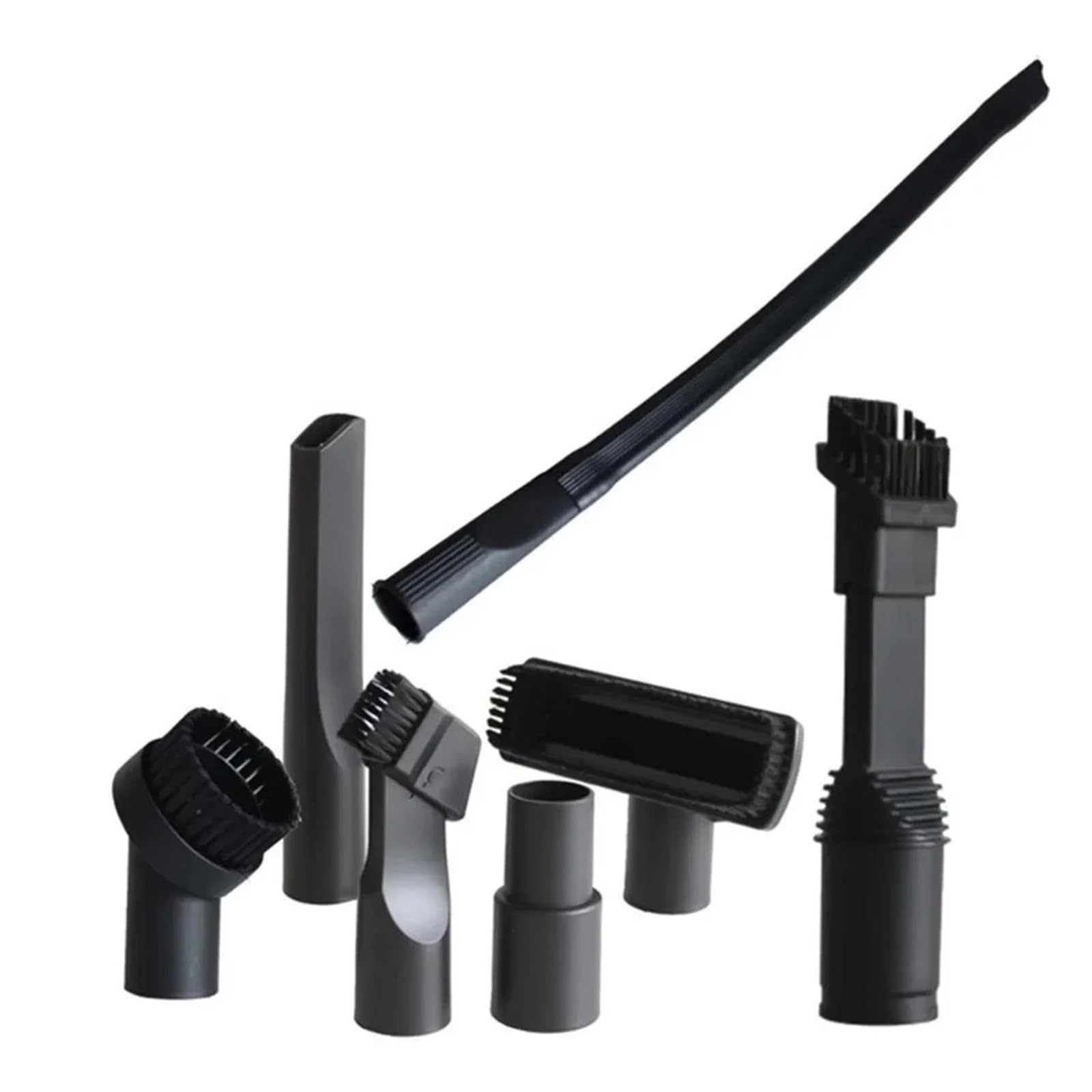 RJYEWORTV Compatible for Karcher 32mm Crevice Dust Stair Brush Kit(7pcs a set)