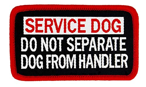 DO NOT Separate Dog from Handler Service Dog Woven Patch (Small SEW-ON (1.5