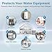 AQUA CREST FXHSC Whole House Water Filter, Replacement for GE® FXHSC, GXWH40L, GXWH35F, American Plumber W50PEHD, W10-PR, Culligan® R50-BBSA, 5 Micron 10