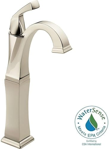 Miniatura 1 de DELTA FAUCET 751-PN-DST Dryden - Grifo de baño, 13.31 x 1.25 x 5.38 pulgadas, níquel pulido