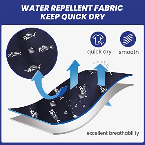 Image of maamgic Mens Slim Fit Swim Shorts Swim Trunks 7 inch Quick Dry Mens Bathing Suits with Mesh Lining