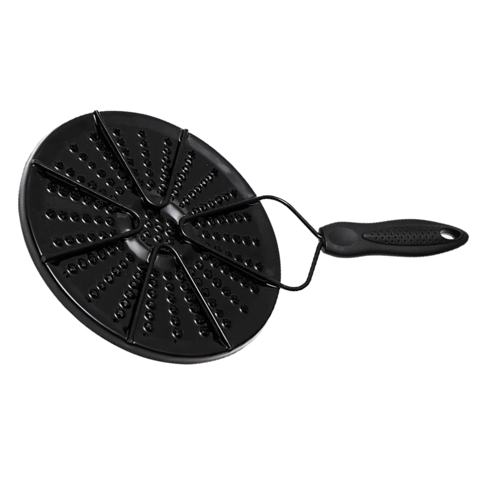 Placa difusora de Calor, Estera de Hierro for Cocina con Mango, difusor de Llama, Cubiertas for Quemador de Anillo a Fuego Lento, estantes for Asar for Estufa de Gas eléctrica