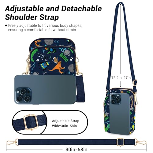 Image of YINHEXI Small Crossbody Bags for Women, Mini Cell Phone Wallet Purse, Shoulder Bag for Women and Men