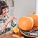 Professional Pumpkin Carving Kit - Heavy Duty Stainless Steel Tools and Knives with Carrying Case (8 Pieces) - Pumpkin Carver for Adults & Kids, Pumpkin Sculpting Set