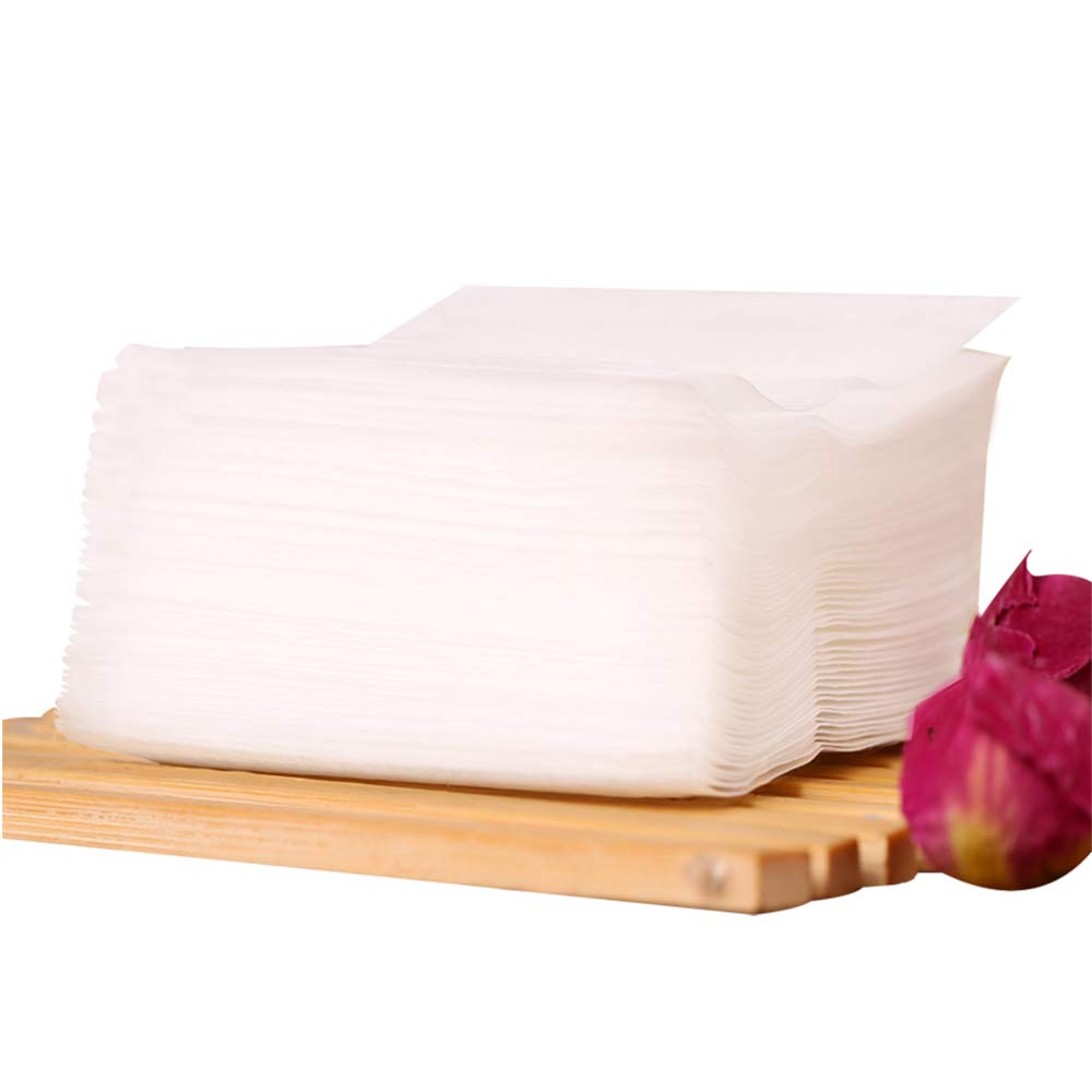 Tea Bags for Loose Tea, Tea Filter Bags, Empty Disposable Drawstring Seal Tea Filter Bags, 100% Natural Corn Fiber Eco-Friendly Coffee Seasoning Cooking Soup Tea Bags, 50 Pieces 3.15 x 3.94 Inches.