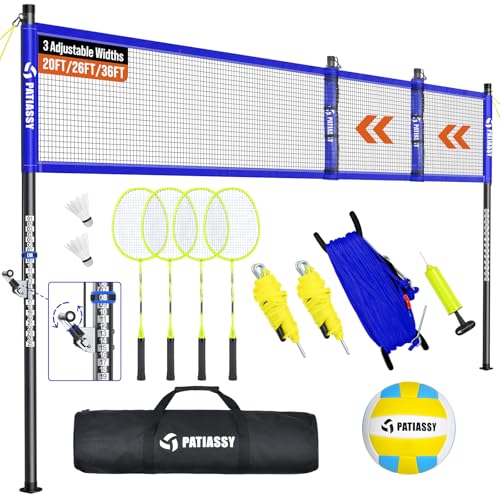 Patiassy Volleyball Badminton Combo