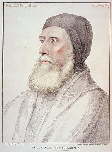 Tableau portrait John Russell par Holbein impression d'art mural 60x90 cm