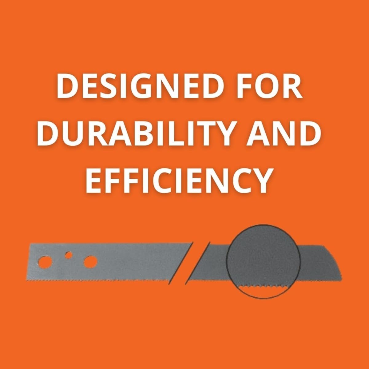 Fein HSS Saw Blade - Precision Cutting for Steel & Stainless Steel, 12 TPI for Clean & Burr-Free Cuts, 20-7/8" Length, 1" Height, 1/16" Thickness - 63503069008
