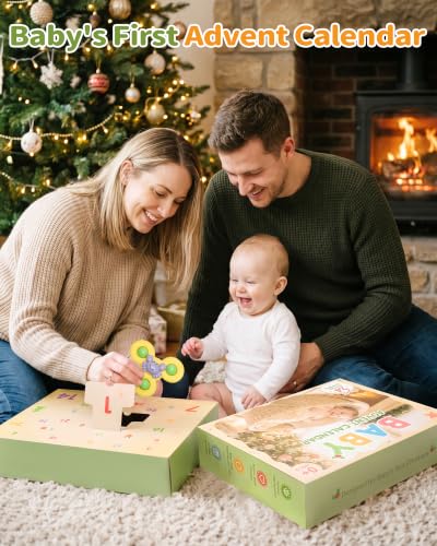 Baby Advent Calendar 2026, 24 Infant Sensory Toys Gift for Ages 3+ Months – Image 6