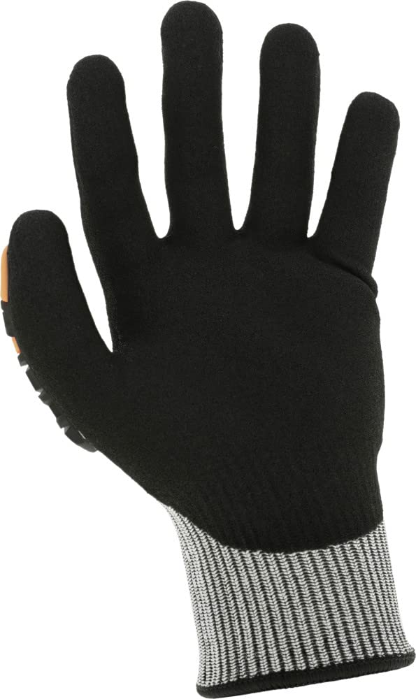 Mechanix Wear SpeedKnit M-Pact Gants de travail, 1 paire – Résistants aux chocs et à l'abrasion, protection contre les coupures, gants à forte adhérence, compatibles avec le toucher (gris, taille XL)