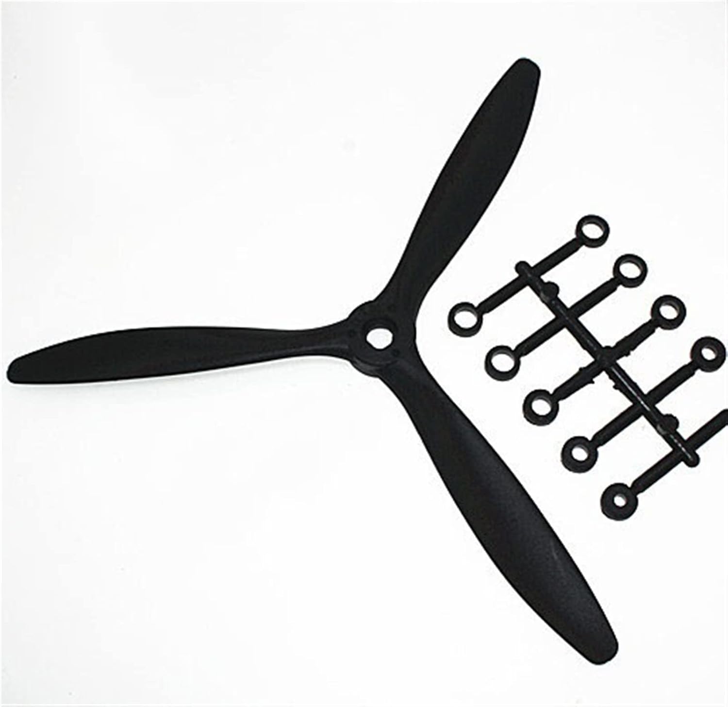 RC Airplane Propeller, 3 pcs/lot Hard 3 Blade Propeller 8x6/9x6/10x6/11x7 Props Replacement for RC Model Airplane Plane Fix Wing Accessories Spare Part (Color : 3 pcs 10X6)