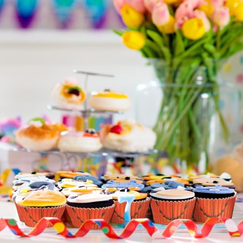 Cápsulas de baloncesto Maxcheck antigrasa para moldes de cupcakes limpios 5