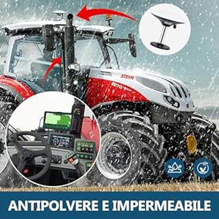 MYACUC Navigateur Agricole GPS pour Tracteur Adapté au Labourage et au Semis des Terres Agricoles Positionnement GPS Automatique (9 Pouces)