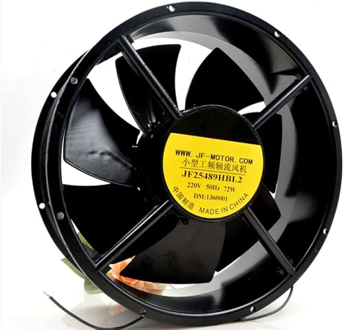 for JF25489HBL2 220V 0.38A 72W 2800RPM 254X254X89MM 2-Wire Cooling Fan