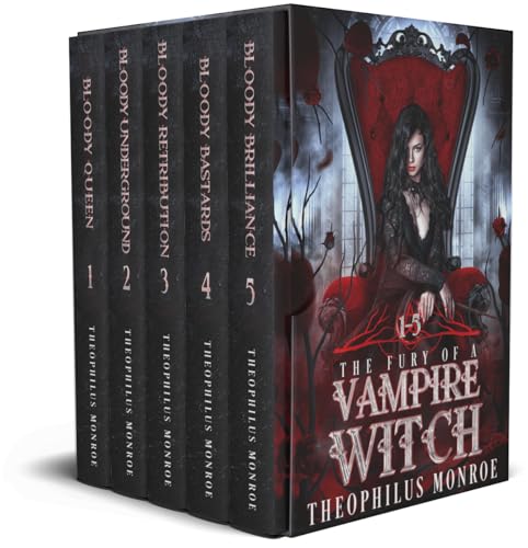 The Fury of a Vampire Witch (Books 1-5): A paranormal and urban fantasy (Gates of Eden/Shattered Gates Universe)