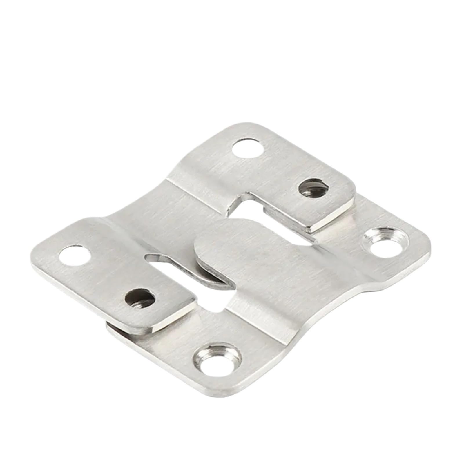Kxaoxgrc Silver Stainless Interlocking Flush Mount Brackets, Interlock Flush Mount Brackets 20 Pcs 2 Sizes Picture Hangers