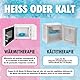 Perfect Remedy - Wiederverwendbare Kühlmaske Augen, Kühlende Augenmaske reduziert Augenringe erfrischt Gesicht, Eismaske gegen Schwellungen, Kühlpads Augen, Augenmaske Kühlend [Blau]