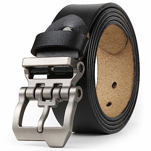 JingHao Cinturón casual para hombre para pantalones vaqueros con