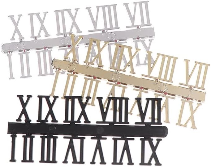 FMURY 1 Set Restore Ancient Ways Digital Accessories Quartz Clock Movement for Clock Repair DIY Clock Digital Parts Arabic Numerals(D)