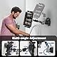 Asaiy Tablet Halterung Auto, Ipad Halterung Auto, 360° Drehbare, Stabil und Waschbar TPU Saugnapf, Windschutzsche und Armaturenbrett Universal, Car Mount für iPhone, Galaxy, 4.7-12.9 Tablets & Handys