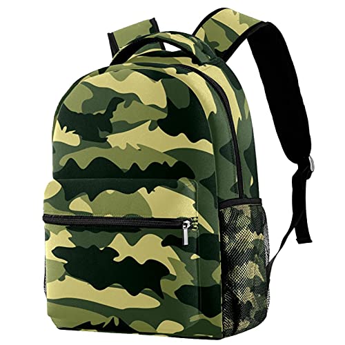 Sac à dos de voyage enfant camouflage anti-mal de dos avec gourde