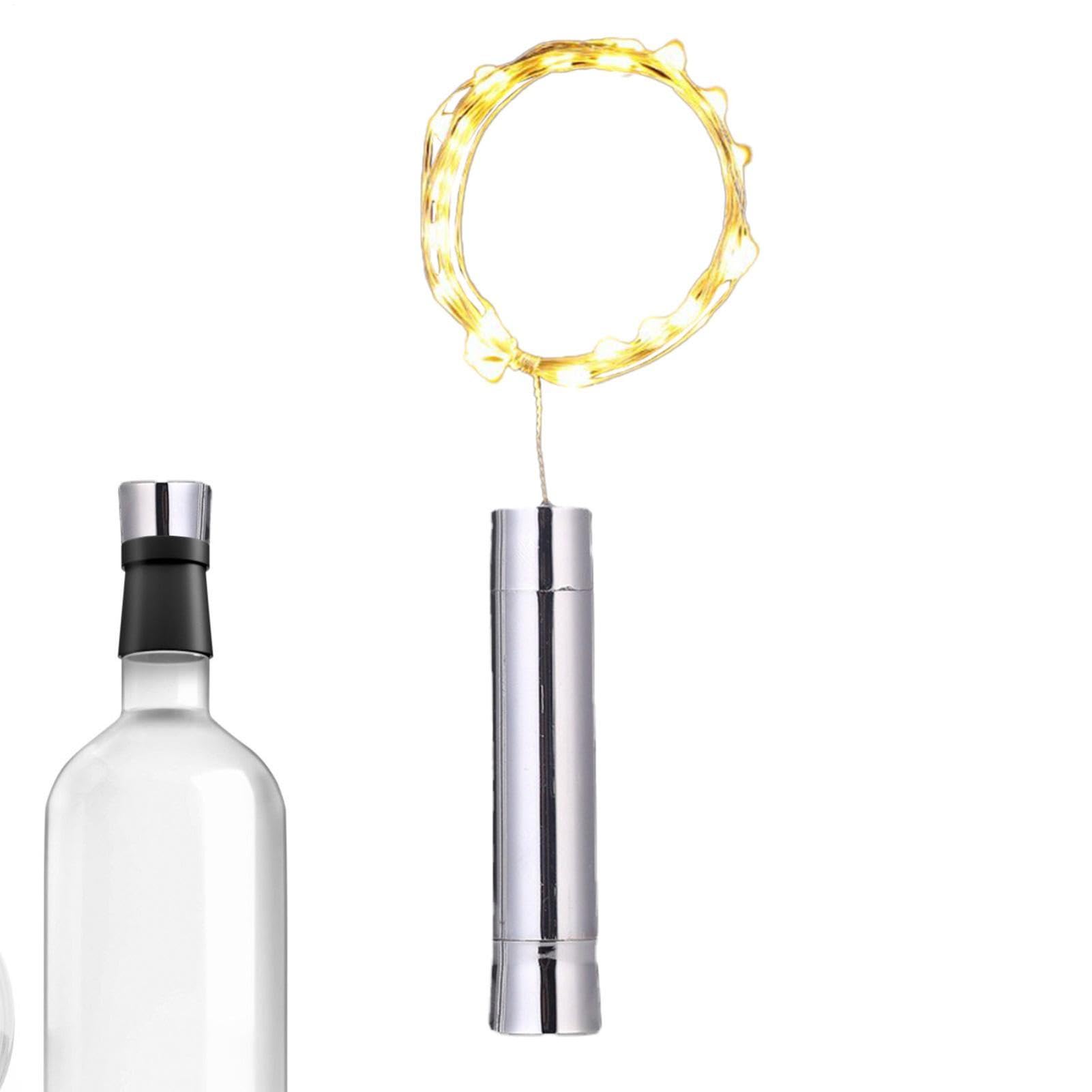 Bottle String Lights - Cork Shape LED Stopper, Wine Bottle Fairy Lights | Battery Operated Fairy Light, Battery Operated Decorative Light for Festive Home Ambiance Indoor Outdoor Decoration