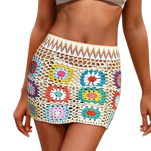 Jupe midi bohème en dentelle au crochet pour révéler votre féminité naturelle cet été