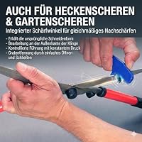 BLITZSCHÄRFER Messerschärfer Messerschleifer Scherenschleifer manuell tragbar – Ansicht 6