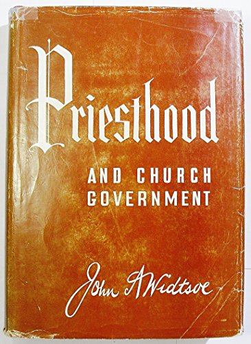 Priesthood and Church Governmen B002O7TO2W Book Cover