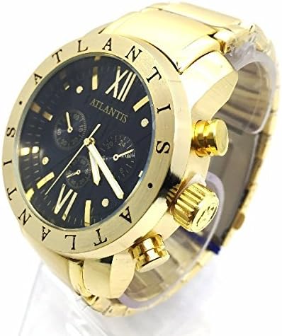 Relogio Atlantis Sports Dourado comprar usado no Brasil | 62 Relogio  Atlantis Sports Dourado em segunda mão