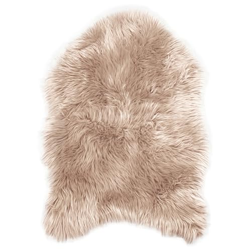 Wölkchen Teppich aus Lammfell, Wohn- und Schlafzimmer, Deko, Schaffell als...