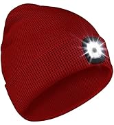 Deilin LED Mütze mit Licht,Beleuchtete Mütze Aufladbar USB für Männer und Frauen, Einstellbare He...