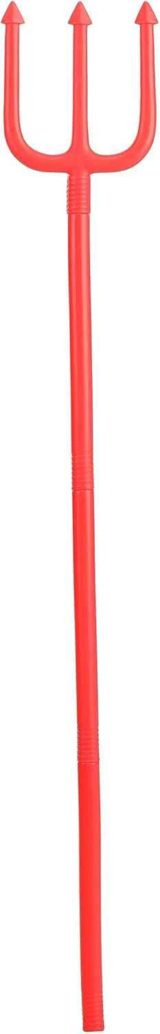 Devil Pitchfork Costume Accessory - Red Devil Pitchfork with 44" Length