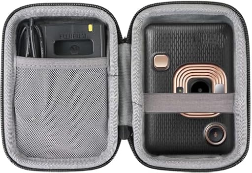 co2CREA Duro Viajar Fundas Caso Cubierta Estuche para Fujifilm instax Mini LiPlay/LiPlay 2(Negro) | Ya disponible en tu tienda friki favorita! En mundofriki.es!