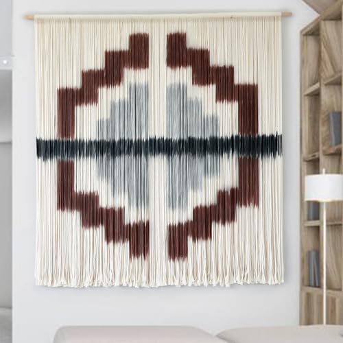 Macrame Wall Hanging Extra Large Fiber Yarn Wall...