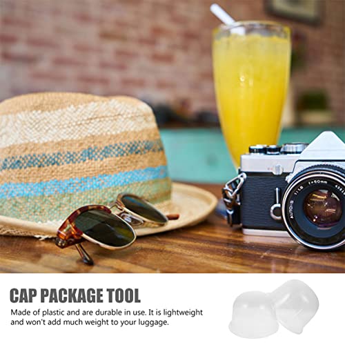 Galpada 8Pcs Travel Hat Holder Plastic Hat Stand Rack Tabletop Cap Holder Beanie Storage Hat Hanger Holder Hat Cap Rack Wig Holder For Home Hat Head Stand Travel Cap Showing Stand #TOP2