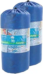 Kit 2 Colchonete Mont Long Azul Estampado para Camping Retiro
