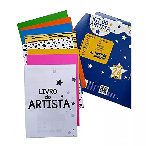 Bloco para Educacao Artistica KIT do Artista 24FLS + Livro de atividades, Romitec